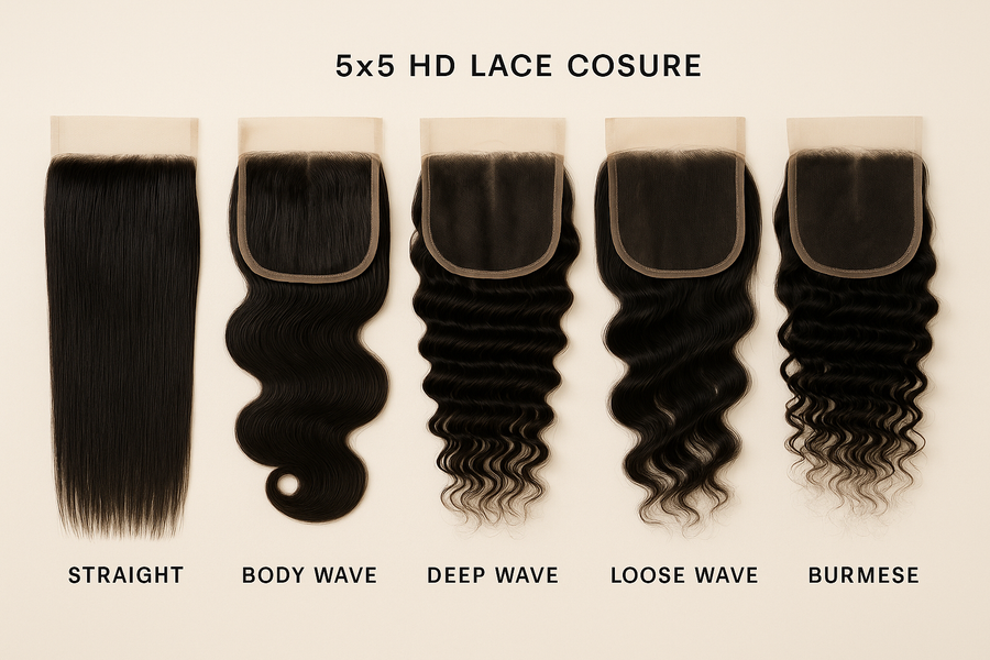 Elysian Glam Luxury HD Lace 5 x 5 Closure