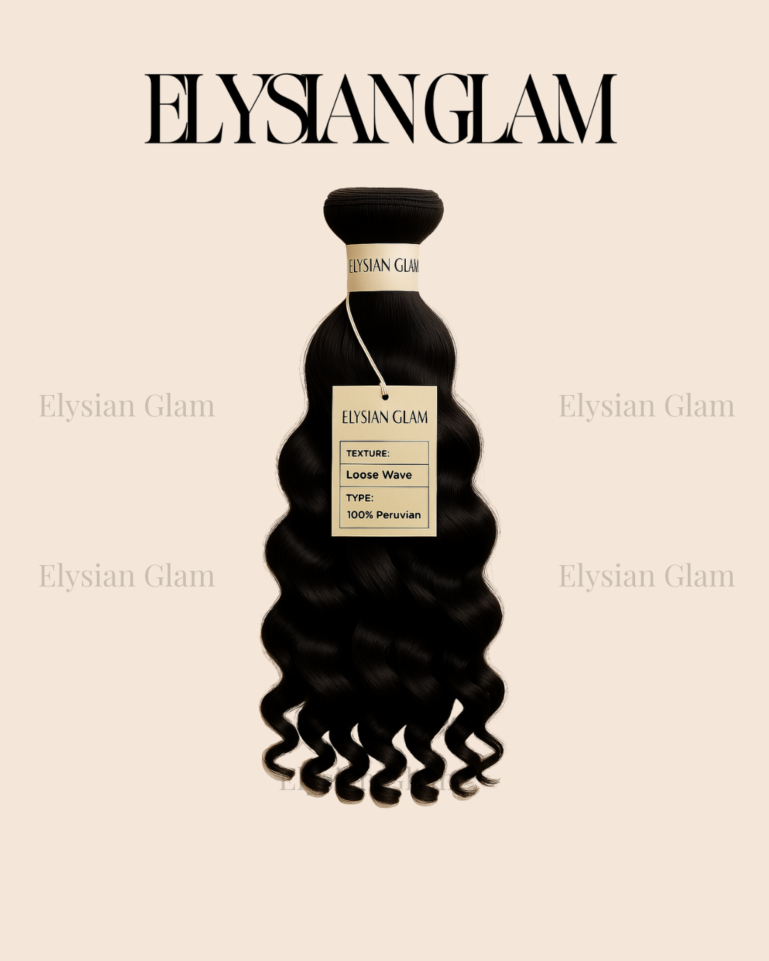 Elysian Signature Whisper [Loose] Wave – 100% Virgin Peruvian Hair