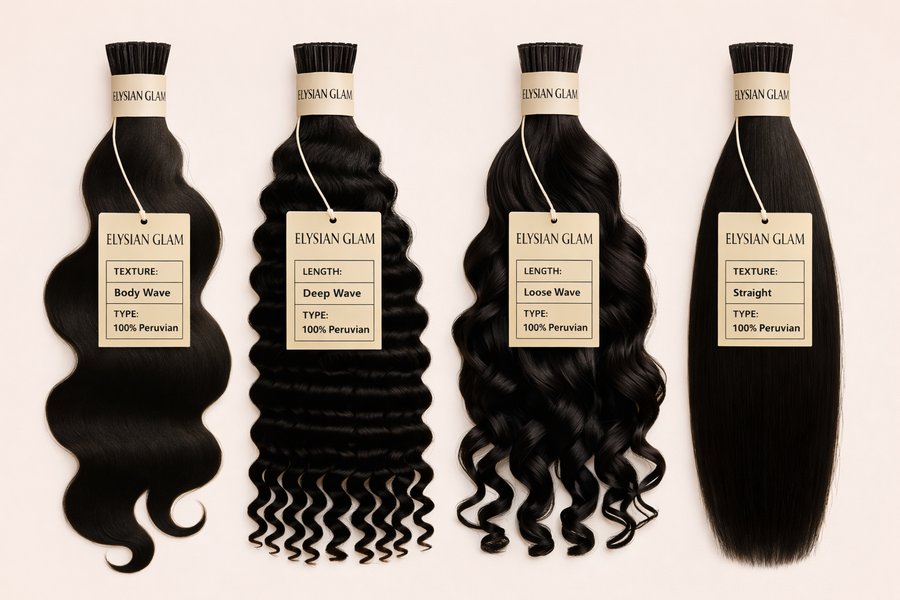 Elysian Precision I-Link Microlinks: I-Tip · Beaded Application · No Heat · Ideal for Fine Hair