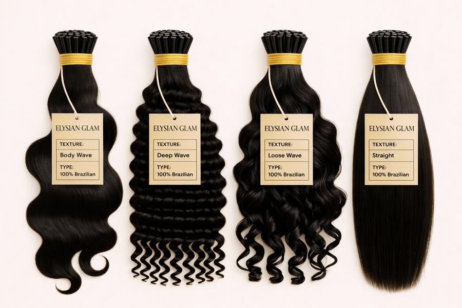 Elysian Precision I-Link Microlinks: I-Tip · Beaded Application · No Heat · Ideal for Fine Hair