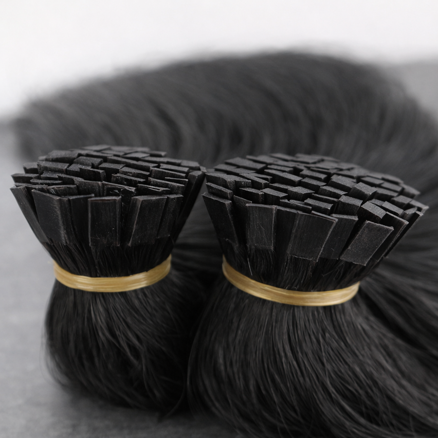 Elysian Precision K-Fusion Microlinks: K-Tip (Keratin Fusion) Microlinks · Heat-Applied · Best for Thick Hair