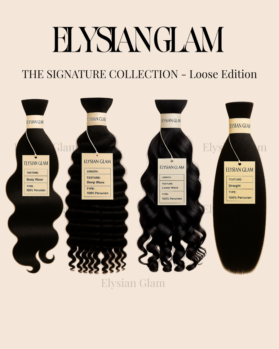 Elysian Glam Loose Wave No-Weft Bundles – Prestige & Signature Collections