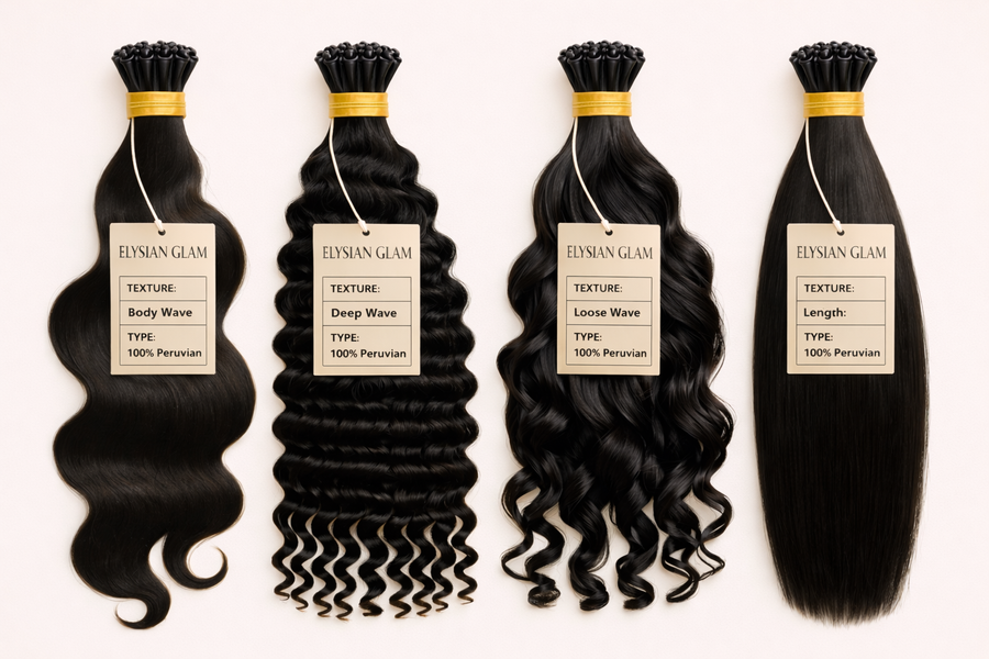 Elysian Precision U-Anchor Microlinks: U-Tip · Heat Fusion · Maximum Hold